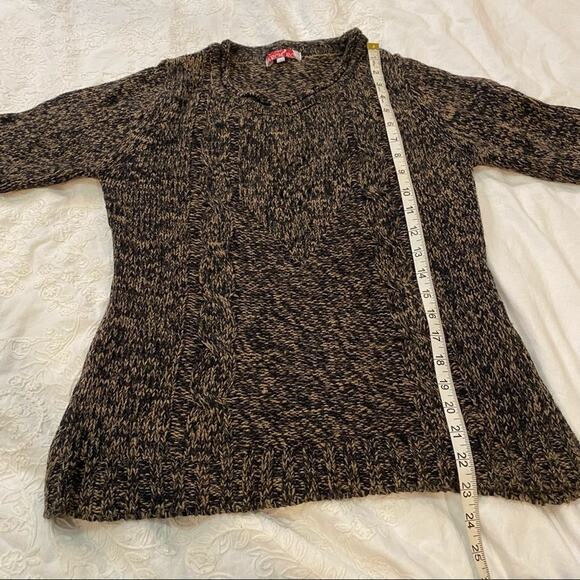 Carol Rose Marled Knit rolled collar Sweater size M - Picture 6 of 8